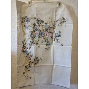 Vintage Stevens Utica PInk Roses No Iron Percale pillowcases set of 2 Spring